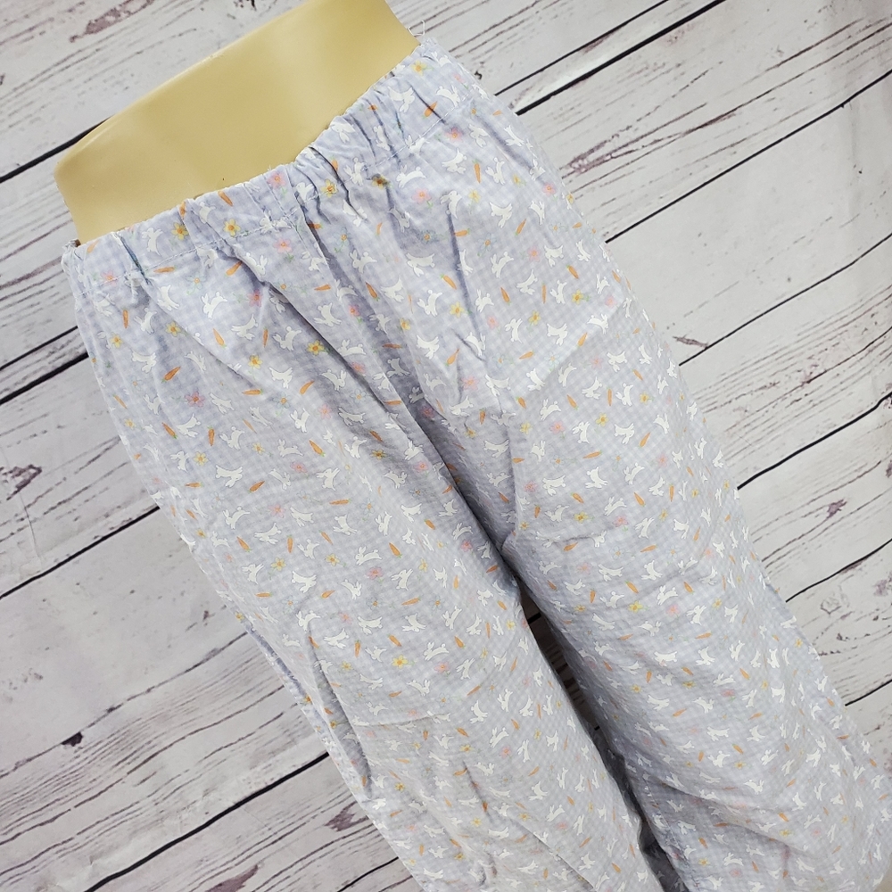 Light Purple Capri Pajama Bottoms Soft Sleepwear Casual Lounge Pants Women - Picture 4 of 5